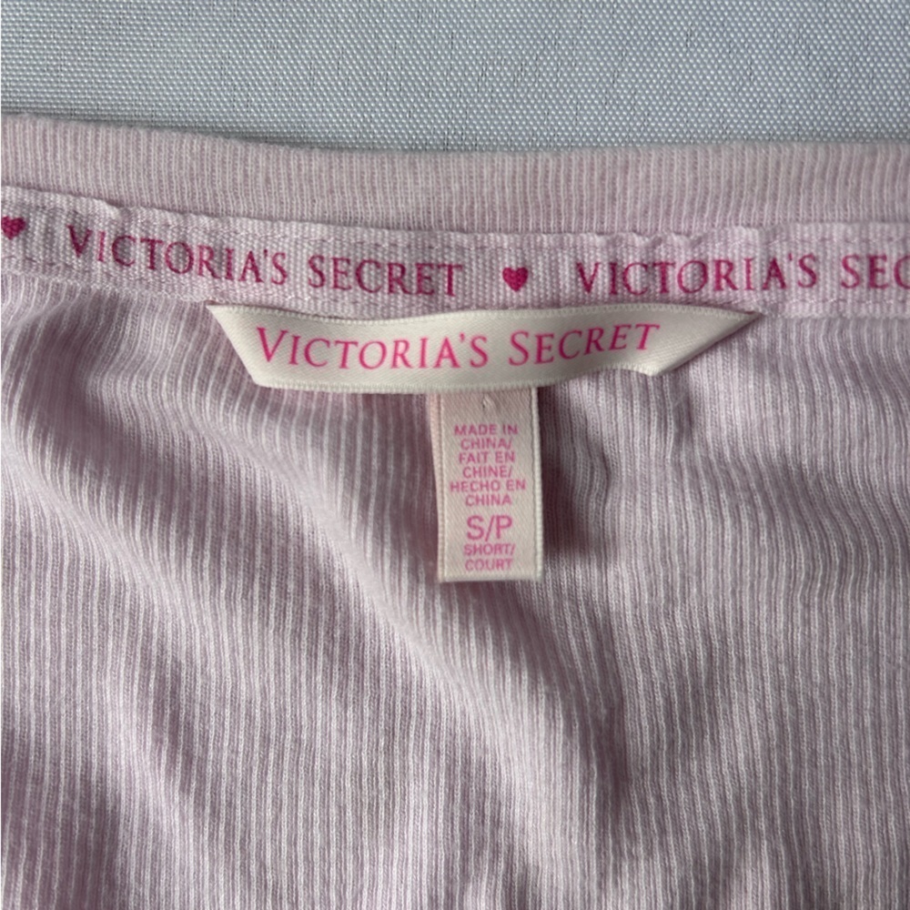 Victoria's Secret Pink Ribbed Sleep Shirt - Picture 2 of 6